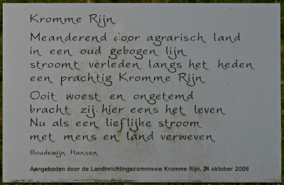 Gedicht Kromme Rijn
