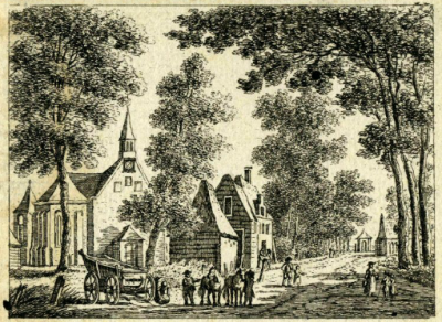 Uizicht op het Dorp Cothen ca. 1786