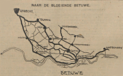 Betuweroute langs Cothen anno 1926